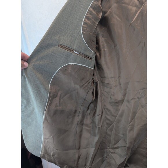 Brooks Brothers "346" Sport Coat Mens 42R Brown Wool Stretch Fit Jacket - Picture 14 of 16